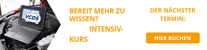 VCDS Intensivkurs: nächster Termin am 26.03.2025 - jetzt buchen!