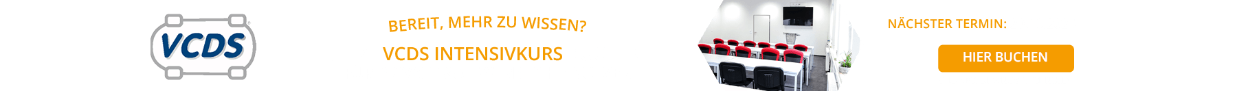 VCDS Intensivkurs: nächster Termin am 20.10.2026 - jetzt buchen!