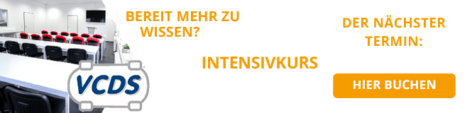 VCDS Intensivkurs: nächster Termin am 20.10.2026 - jetzt buchen!
